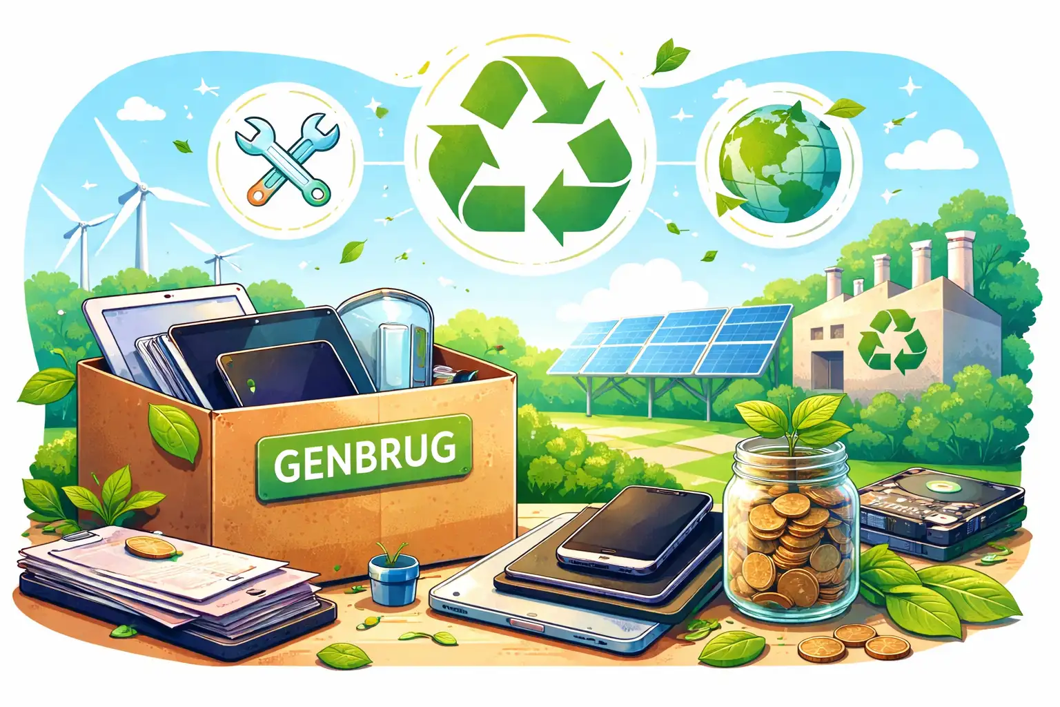 Genbrug af elektronik og bæredygtighed